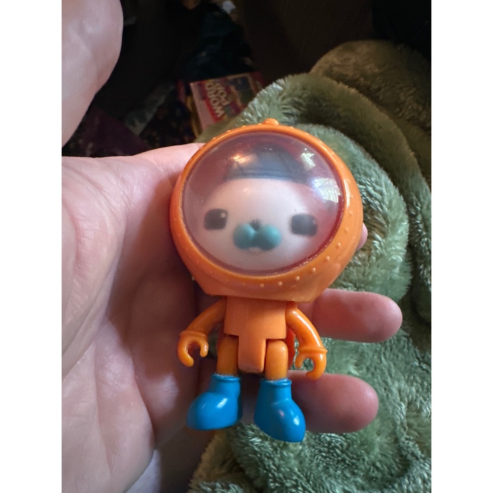 Octonauts Barnacles Action Figure Lot Mattel 2010 Blue Uniform Orange Dive Suit - Picture 7 of 10